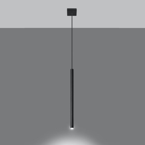 Sollux SL.0469 - Lustr na lanku PASTELO 1 1xG9/8W/230V černá