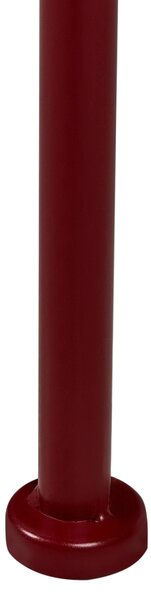 Zahradní lavice CAVINIA 125 cm Kov Vínová