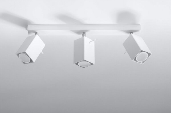 Sollux SL.0097 - Bodové svítidlo MERIDA 3 3xGU10/40W/230V bílá