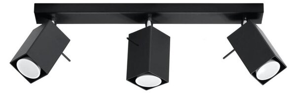 Sollux SL.0101- Bodové svítidlo MERIDA 3 3xGU10/40W/230V černá