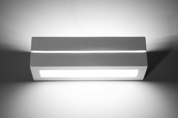 Sollux SL.0231 - Nástěnné svítidlo VEGA LINE 1xE27/60W/230V bílá