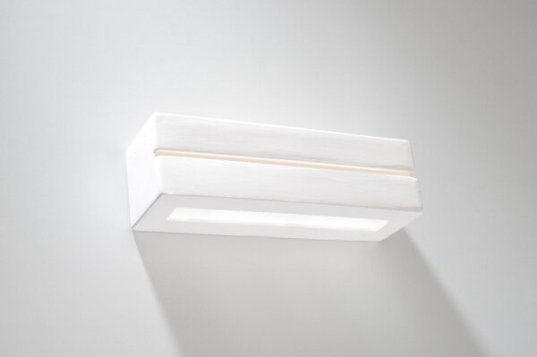 Sollux SL.0231 - Nástěnné svítidlo VEGA LINE 1xE27/60W/230V bílá