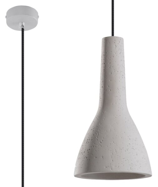 Sollux SL.0280 - Lustr na lanku EMPOLI 1xE27/15W/230V beton