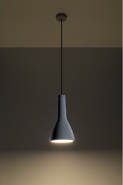 Sollux SL.0280 - Lustr na lanku EMPOLI 1xE27/15W/230V beton