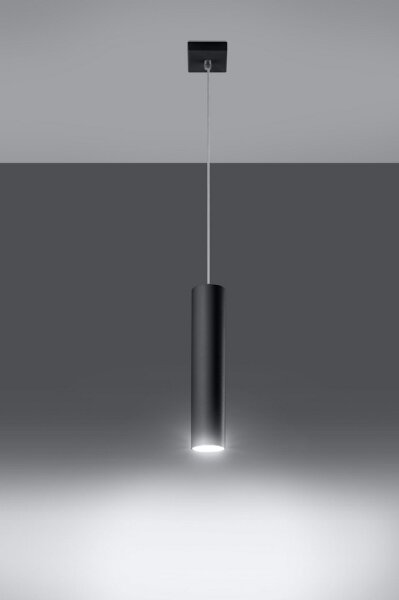Sollux SL.0327 - Lustr na lanku LAGOS 1 1xGU10/10W/230V černá
