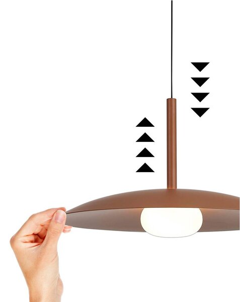 Mantra 8976 Lidia, moderní zlaté stahovací svítidlo LED 12W 3000K, průměr 46cm