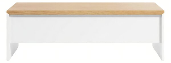 Vyklápěcí bílý konferenční stolek Kave Home Abilen 110 x 60 cm