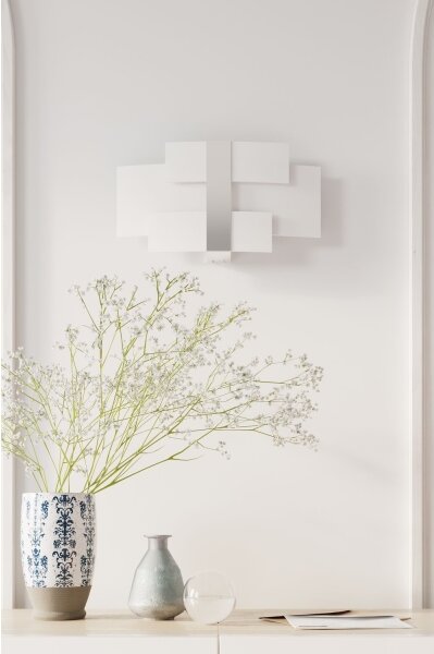 Sollux SL.0350 - Nástěnné svítidlo CELIA 2xG9/40W/230V chrom/bílá
