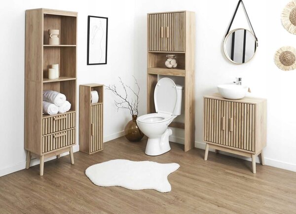 Skříňka pod umyvadlo Linea koupelnová 60 cm stojící do koupelny pod dřez
