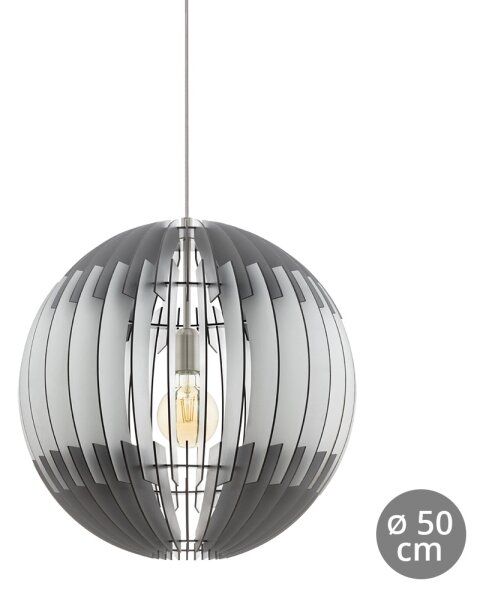 Eglo 96973 - Lustr na lanku OLMERO 1xE27/60W/230V