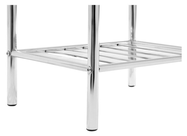 Koupelnový regál ve stříbrné barvě 33x78 cm – Premier Housewares