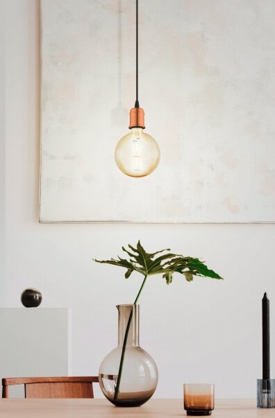 Eglo 32539 - Lustr na lanku YORTH 1xE27/60W/230V