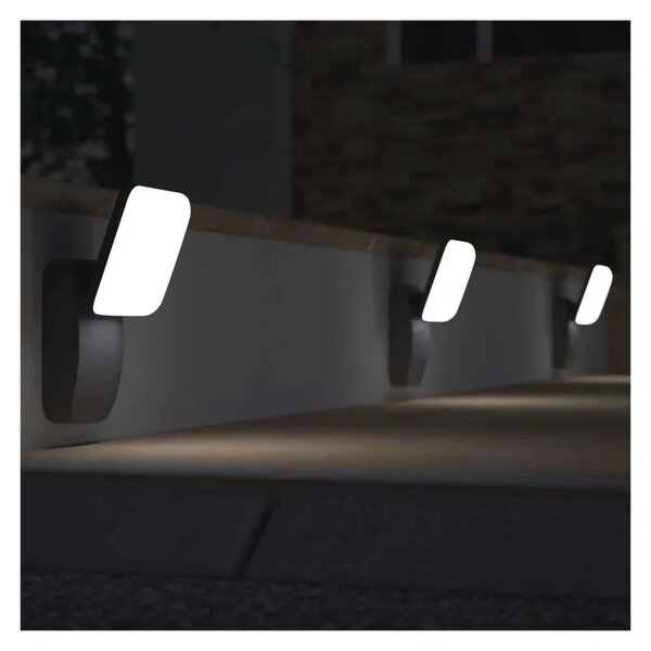 EMOS LED zahradní nástěnné svítidlo, 12 x 12 x 20 cm, 12,5 W, teplá bílá 1554112000