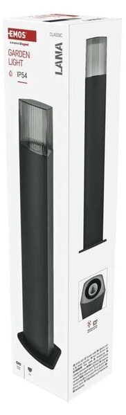 EMOS LED zahradní sloupkové svítidlo, 15,4 x 13,3 x 75 cm, 1 x E27, 25 W 1554002004