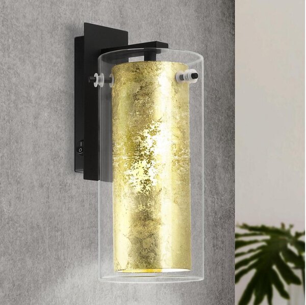 Eglo 97839 - Nástěnné svítidlo PINTO GOLD 1xE27/40W/230V