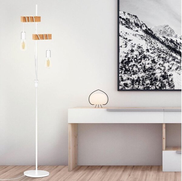 Eglo 33167 - Stojací lampa TOWNSHEND 2xE27/10W/230V