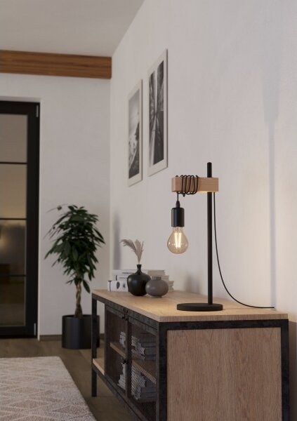 Eglo 55249 - Stolní lampa TOWNSHEND 1xE27/10W/230V
