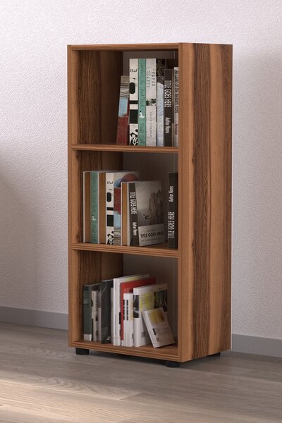 Regál LUVI 108 cm, ořech