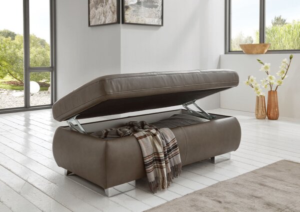 Sedací souprava PUSH_varianta "3sed-Canape"_kůže Vivre greystone