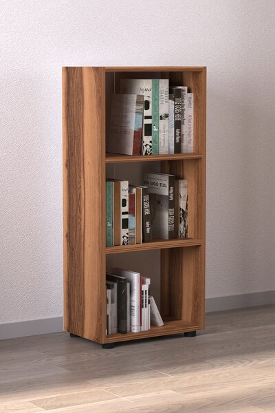 Regál LUVI 108 cm, ořech