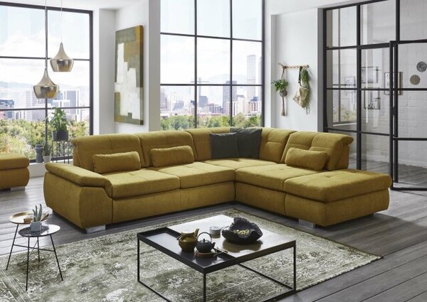 Sedací souprava PUSH_varianta "L"_Calido curry