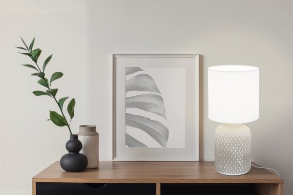 Eglo 97774 - Stolní lampa BELLARIVA 1xE14/40W/230V