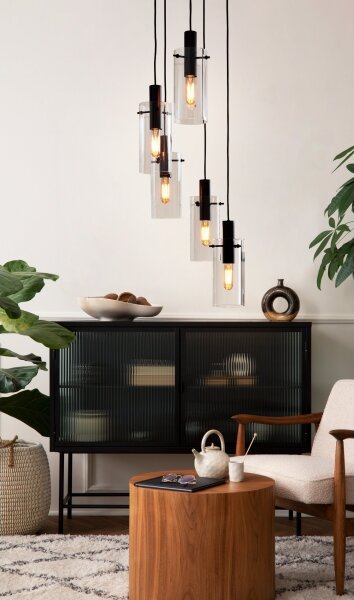 Eglo 97368 - Lustr na lanku MONTEFINO 5xE27/60W/230V
