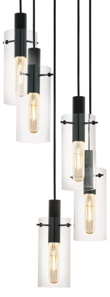 Eglo 97368 - Lustr na lanku MONTEFINO 5xE27/60W/230V