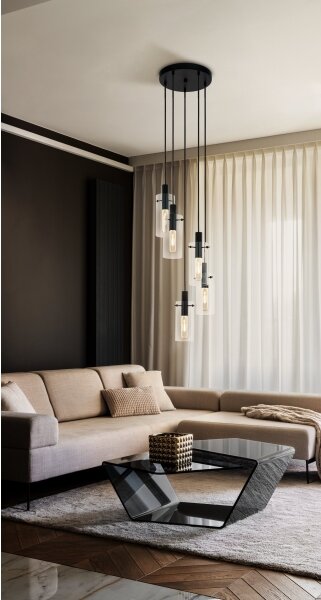 Eglo 97368 - Lustr na lanku MONTEFINO 5xE27/60W/230V