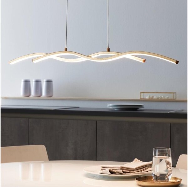 Eglo 97745 - LED Lustr na lanku MIRAFLORES 2xLED/8,5W/230V