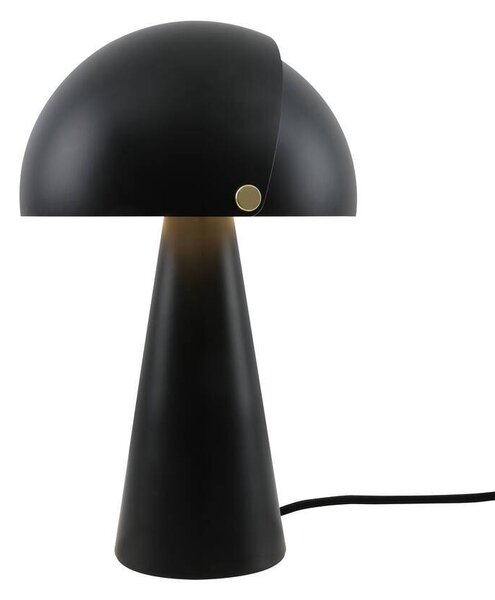 Nordlux 2120095003 Align, designová stolní lampička 1xE27, černá, průměr 22cm