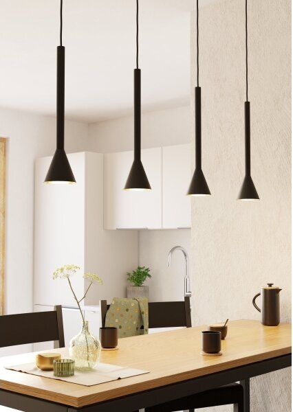 Eglo 97605 - LED Lustr na lanku CORTADERAS 4xGU10/5W/230V