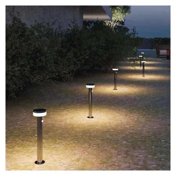 EMOS LED zahradní solární sloupkové svítidlo s čidlem soumraku, TERION, 12,5 × 12,5 × 80 cm 1554202201