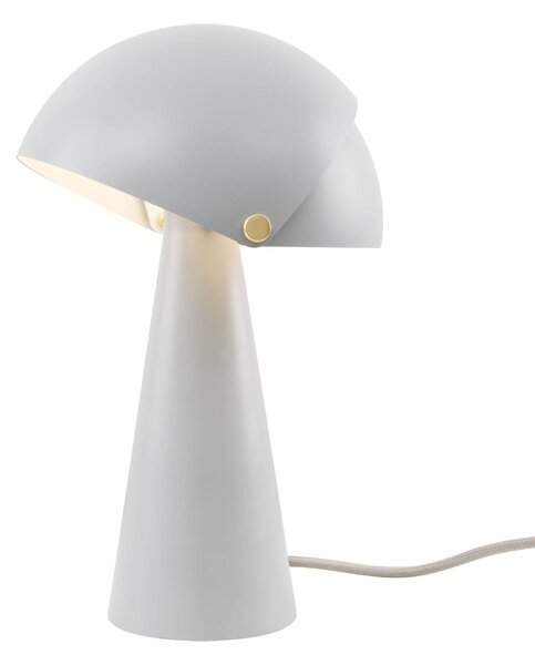Nordlux 2120095010 Align, designová stolní lampička 1xE27, šedá, průměr 22cm