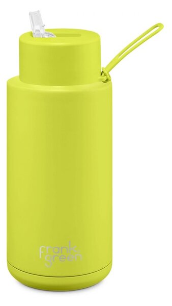 Frank Green Ceramic Neon Yellow Straw Lid 1000 ml