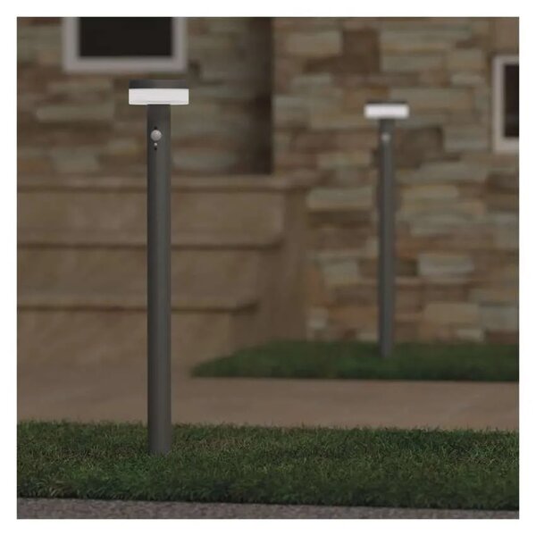 EMOS LED zahradní solární sloupkové svítidlo s čidlem soumraku, TERION, 12,5 × 12,5 × 80 cm 1554202201
