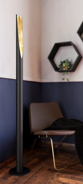 Eglo 97584 - LED Stojací lampa BARBOTTO 1xGU10/4,5W/230V černá