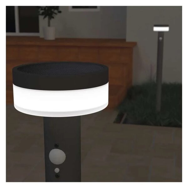 EMOS LED zahradní solární sloupkové svítidlo s čidlem soumraku, TERION, 12,5 × 12,5 × 80 cm 1554202201