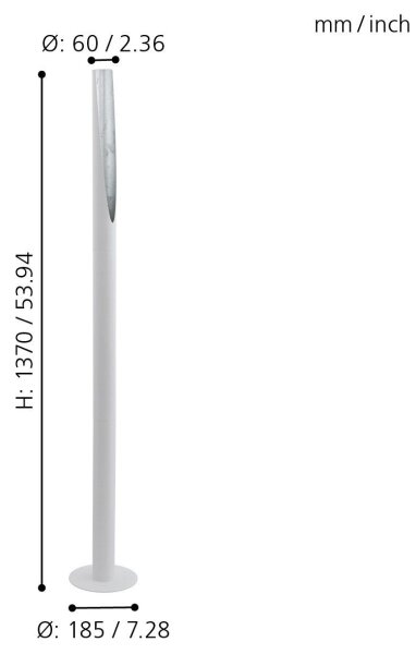 Eglo 97582 - LED Stojací lampa BARBOTTO 1xGU10/4,5W/230V