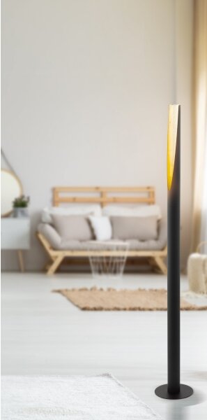 Eglo 97584 - LED Stojací lampa BARBOTTO 1xGU10/4,5W/230V černá