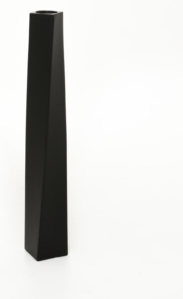 Vysoká váza HYDRON, sklolaminát, výška 80 cm, černá