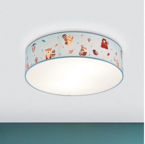 Eglo 97575 - Dětské stropní svítidlo RUFFO 2xE27/40W/230V