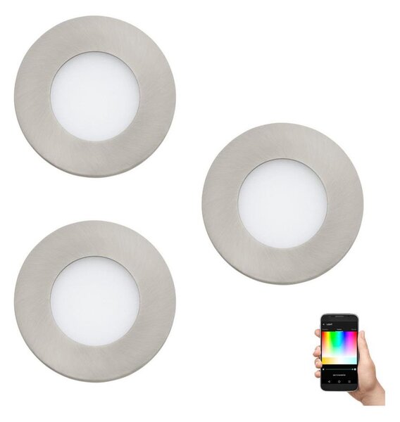 Eglo 32882-SADA 3x LED RGB Stmívatelné podhledové svítidlo FUEVA-C 1xLED/3W/230V
