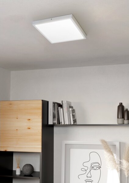 Eglo 97268 - LED Stropní svítidlo FUEVA 1 LED/25W/230V bílá hranatý 4000K