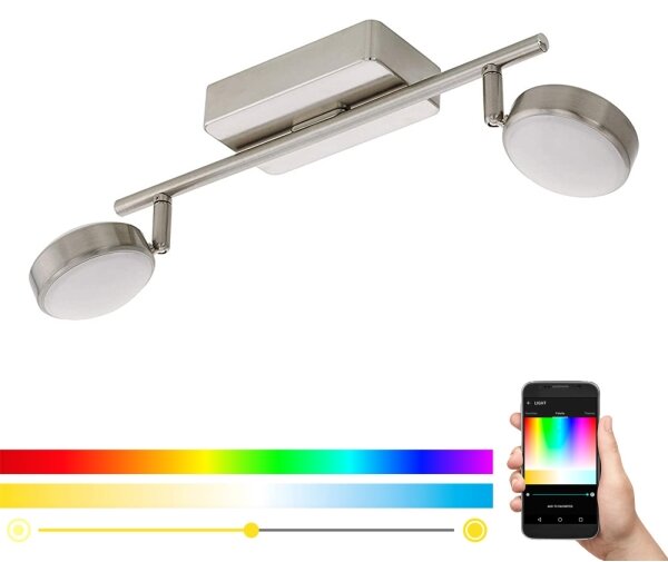 Eglo 97715 - LED RGB Stmívatelné bodové svítidlo CORROPOLI-C 2xLED/5W/230V