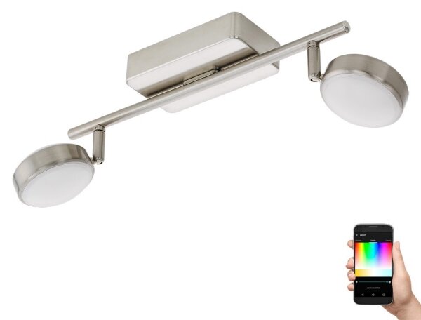 Eglo 97715 - LED RGB Stmívatelné bodové svítidlo CORROPOLI-C 2xLED/5W/230V