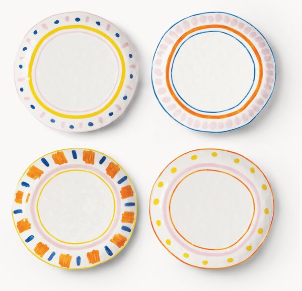 Sada'sňídaňových talířů z porcelánu Boavista, 4 díly