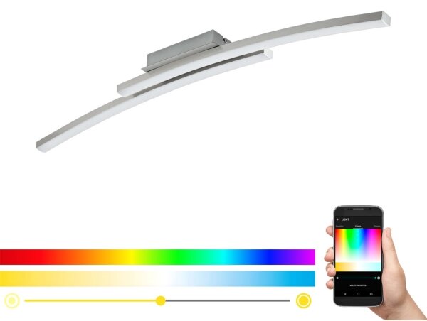 Eglo 97909 - LED RGB Stmívatelný přisazený lustr FRAIOLI-C LED/34W/230V