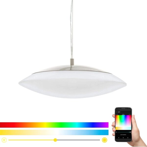 Eglo 97812 - LED RGB Stmívatelný lustr na lanku FRATTINA-C LED/27W/230V