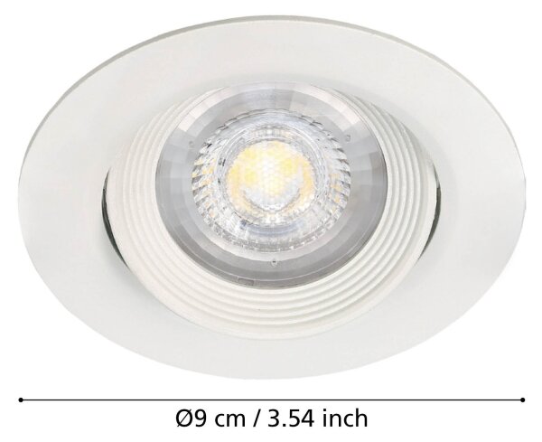 Eglo 32896 - SADA 3x Podhledové svítidlo SARTIANO LED/5W/230V